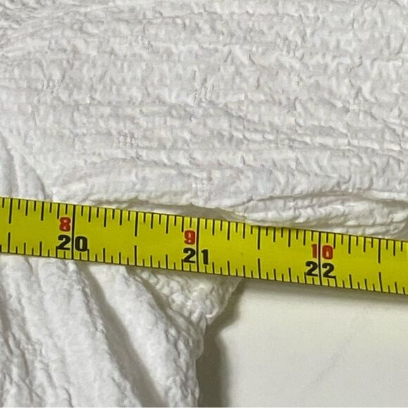 Elizabeth & James White Muslin Belted Mini Dress Women's Size Medium - Picture 5 of 15